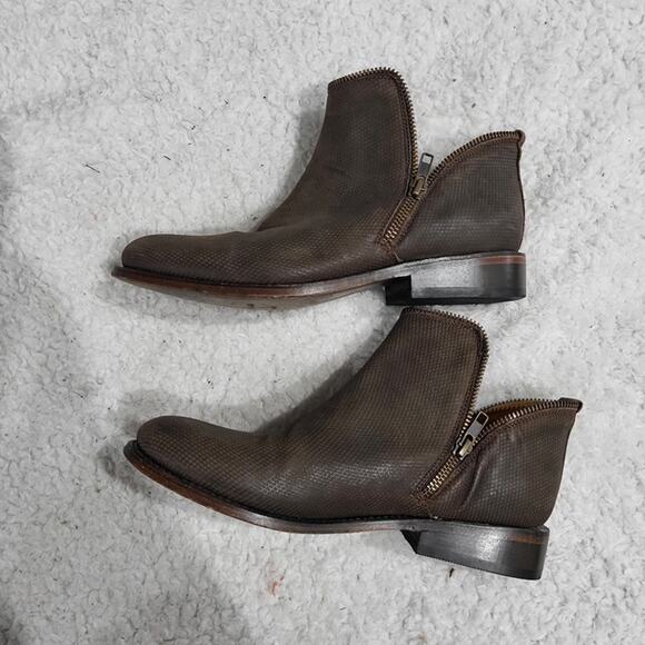 Matisse Women's Kerr leather ankle bootie Brown women's size 8.5 - Picture 3 of 8